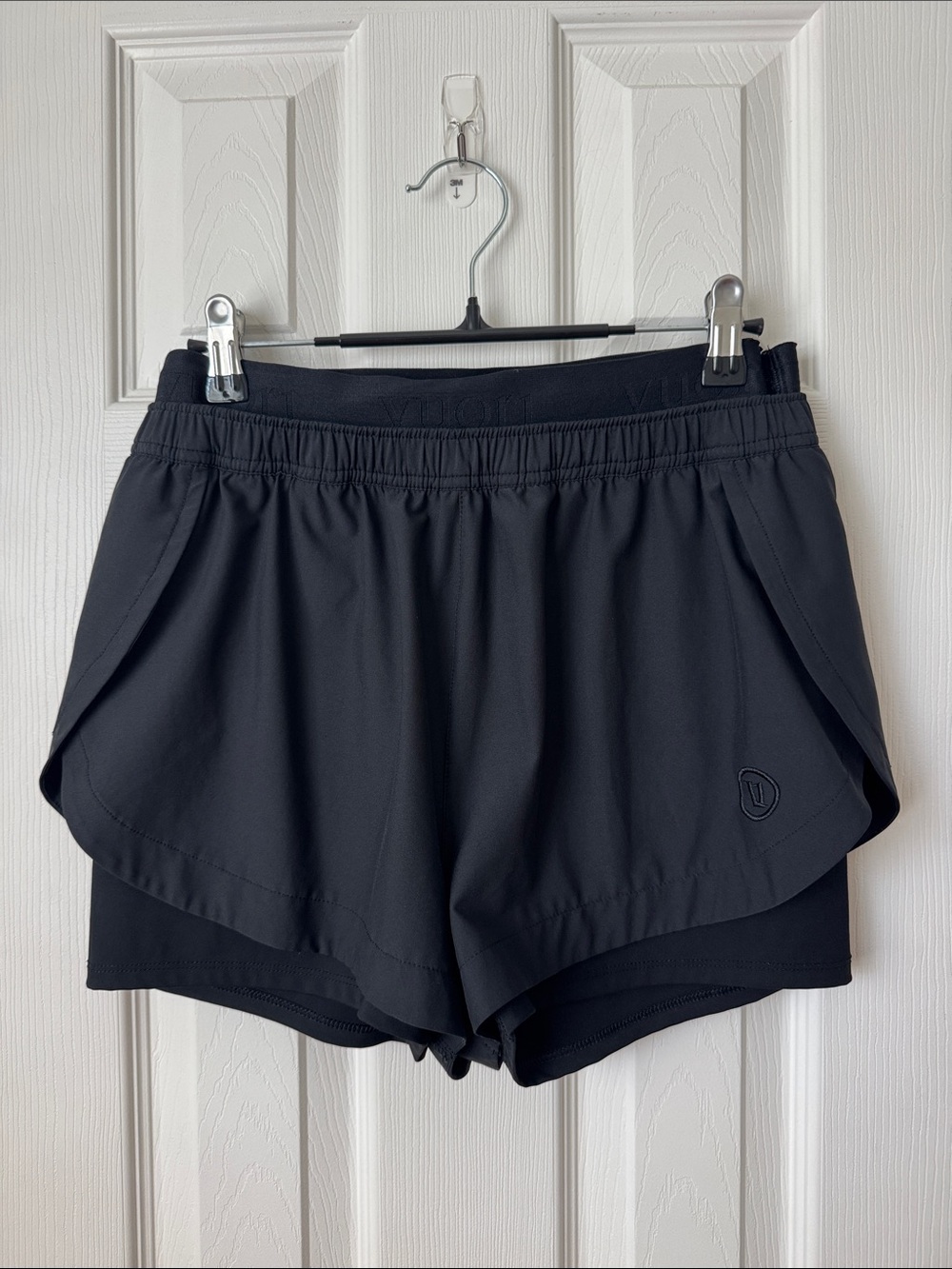 Vuori Black Layered Performance Shorts